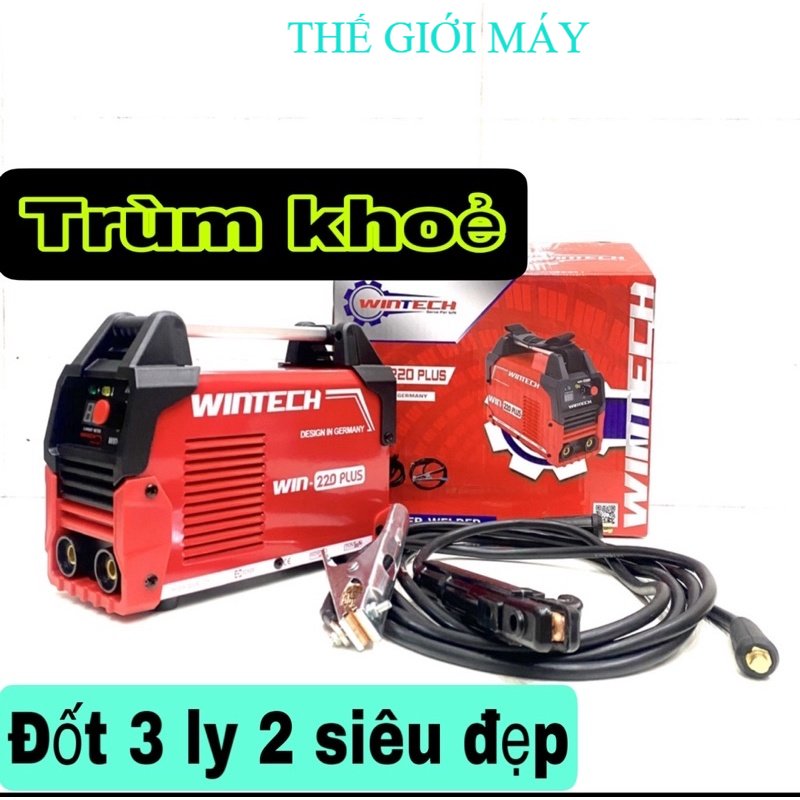 Máy hàn điện tử Wintech WIN-Win 220 plus siêu mạnh thế giới máy