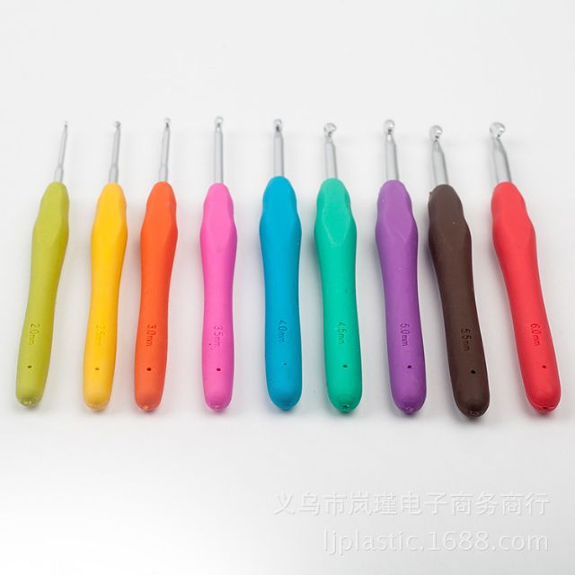 Bộ Kim Móc 9 Size Cán Dẻo