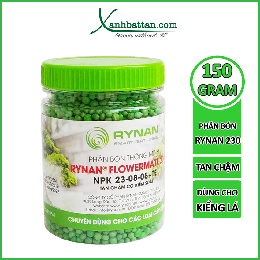 Phân Tan Chậm Cho Lan Rynan Flowermate 230 Dạng Thông Minh