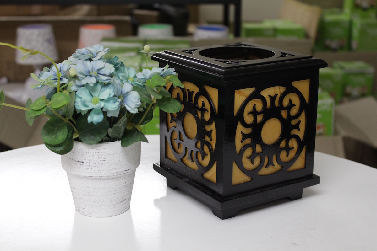 Đèn xông tinh dầu gỗ size to M0093