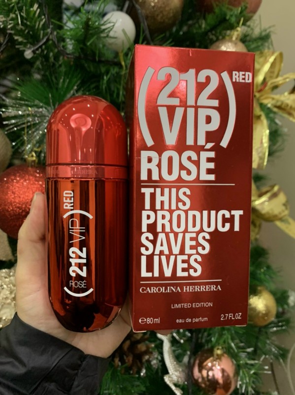 [Chính hãng] Nước hoa nữ Carolina Herrera 212 Vip Rose Red Limited Edition EDP 80ml