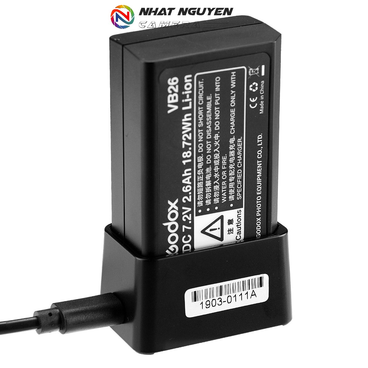 [HCM]Pin Godox V1 - Pin zin VB26 cho Godox V1