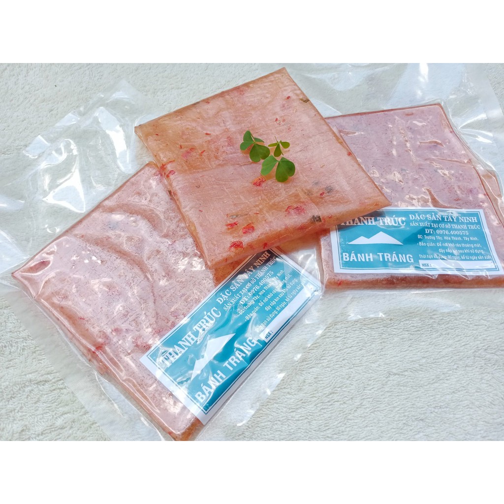 (500g) Bánh Tráng Dẻo Tôm Hút Chân Không