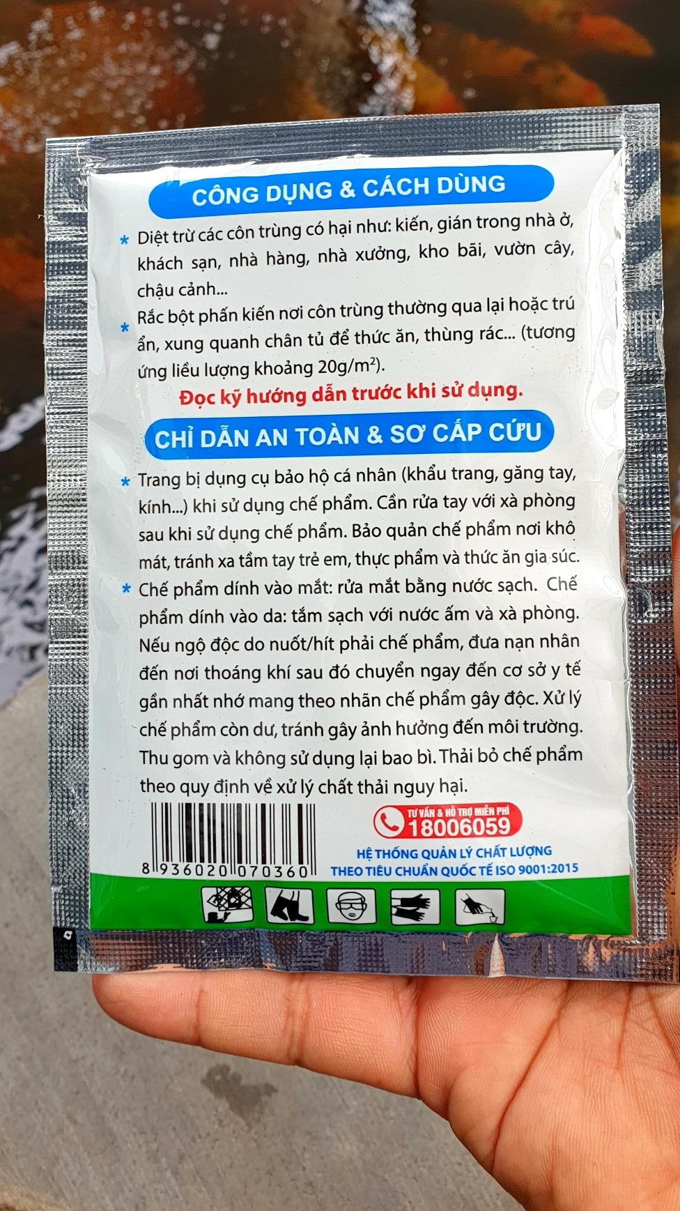 Bột phấn kiến 50gr diệt gián cuốn chiếu kiến ba khoang