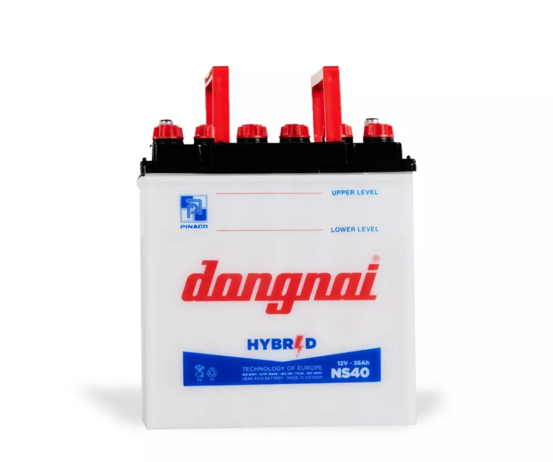 ẮC QUY ĐỒNG NAI NƯỚC 12V-35Ah (NS40) ( tặng kèm acid )