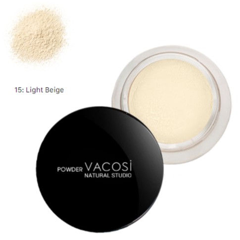 Phấn phủ siêu mịn kiềm dầu VACOSI STUDIO LOOSE POWDER - Pegastore