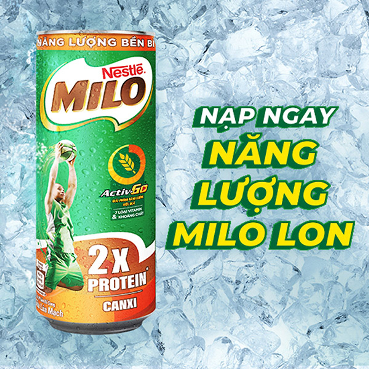 [Date T02/2023]01 Thùng 24 lon Milo teen 240ml
