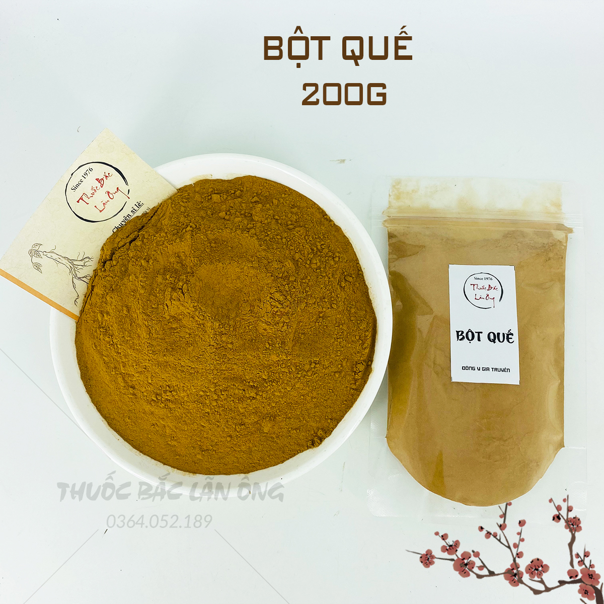 Bột quế nguyên chất 200g
