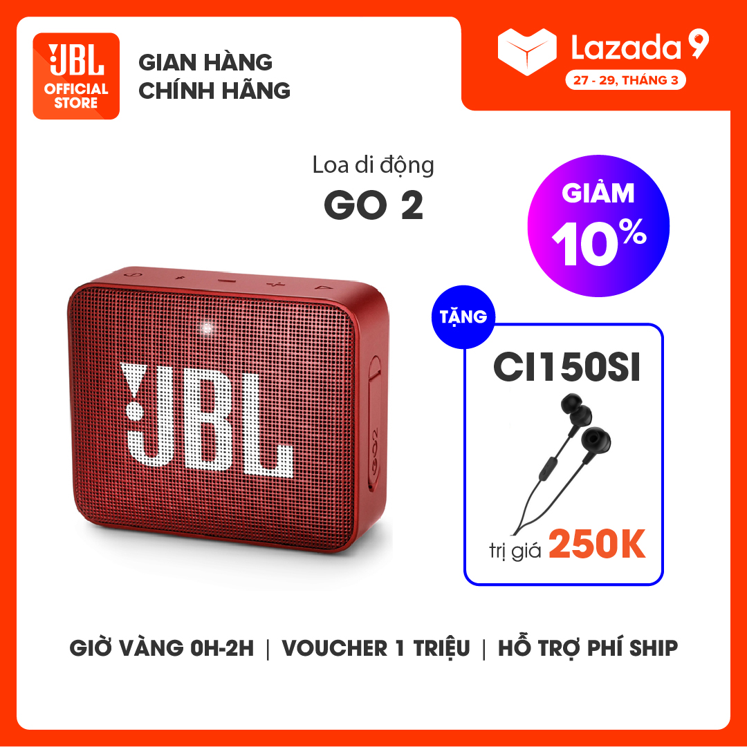 Loa Bluetooth JBL Go 2 - Hàng chính hãng