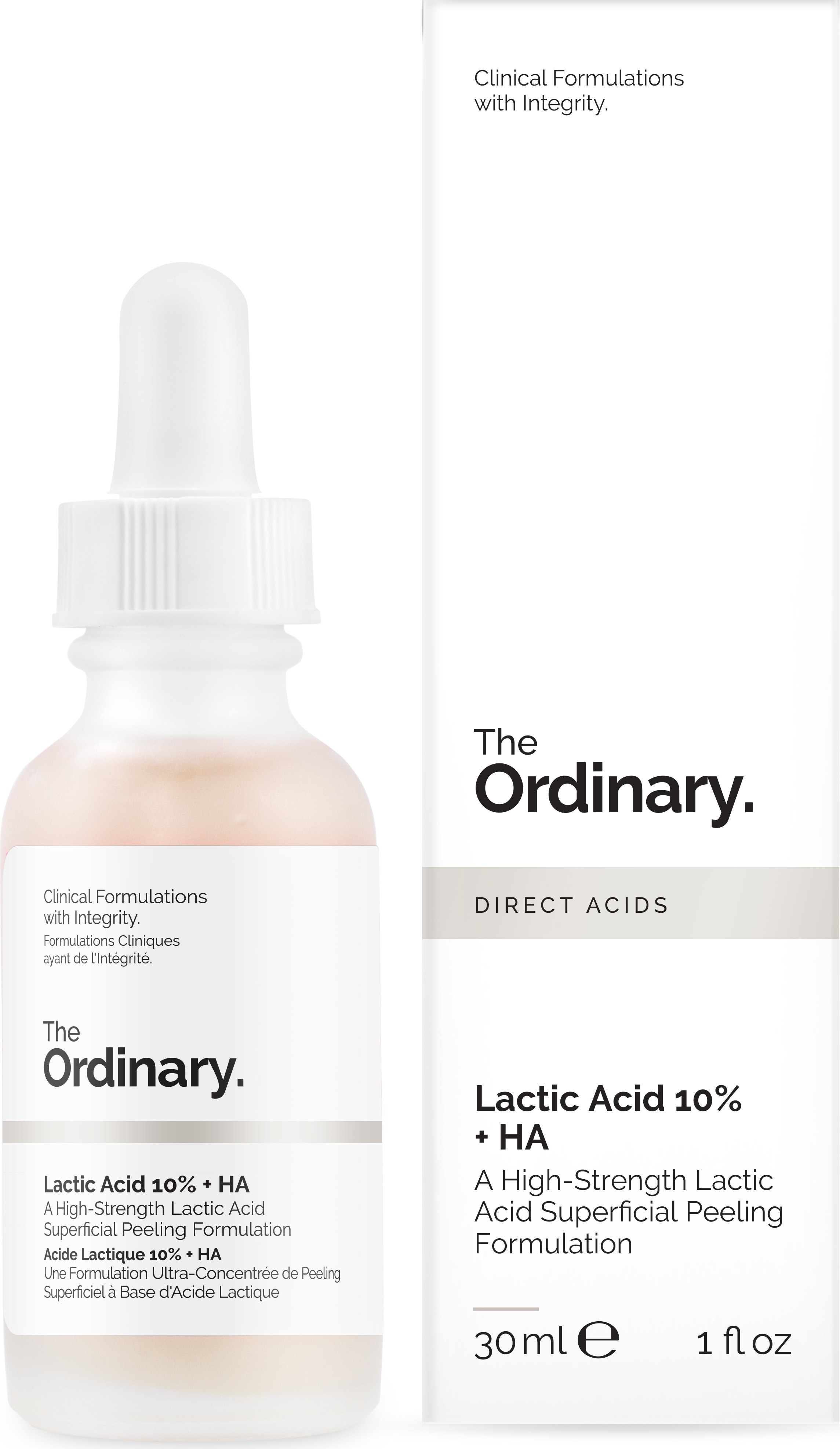 [HCM]The Ordinary Lactic Acid 10% + HA 2% (30ml) – Tẩy tế bào chết