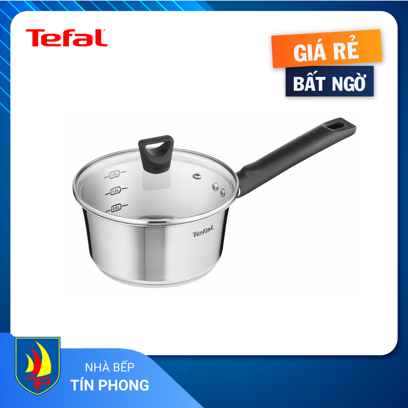 [HCM]QUÁNH INOX TEFAL SIMPLEO 18CM (B9052395)
