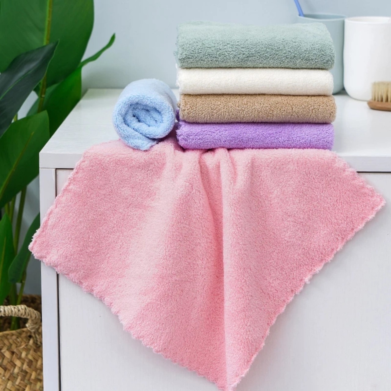 [HCM]Khăn Tắm Lớn Lông Cừu Mềm Mại Siêu Thấm Nước