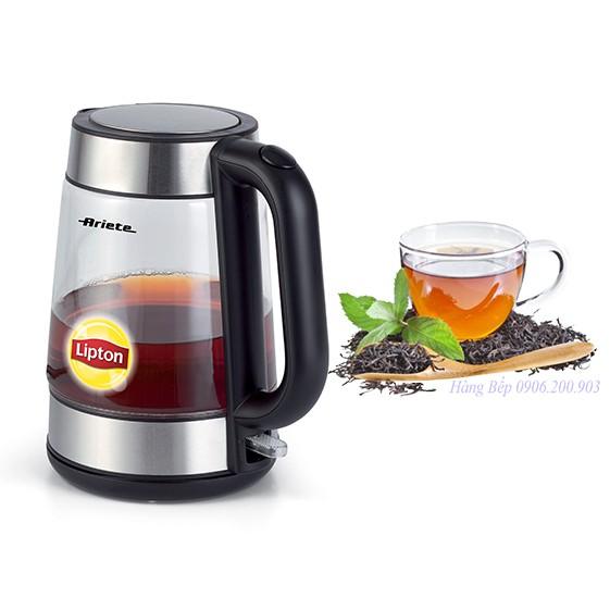 Bình đun siêu tốc YTALIA.thủy tinh Ariete MOD.2874.hàng nhập khẩu