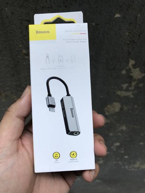 Jack chuyển Lighting - Audio Baseus