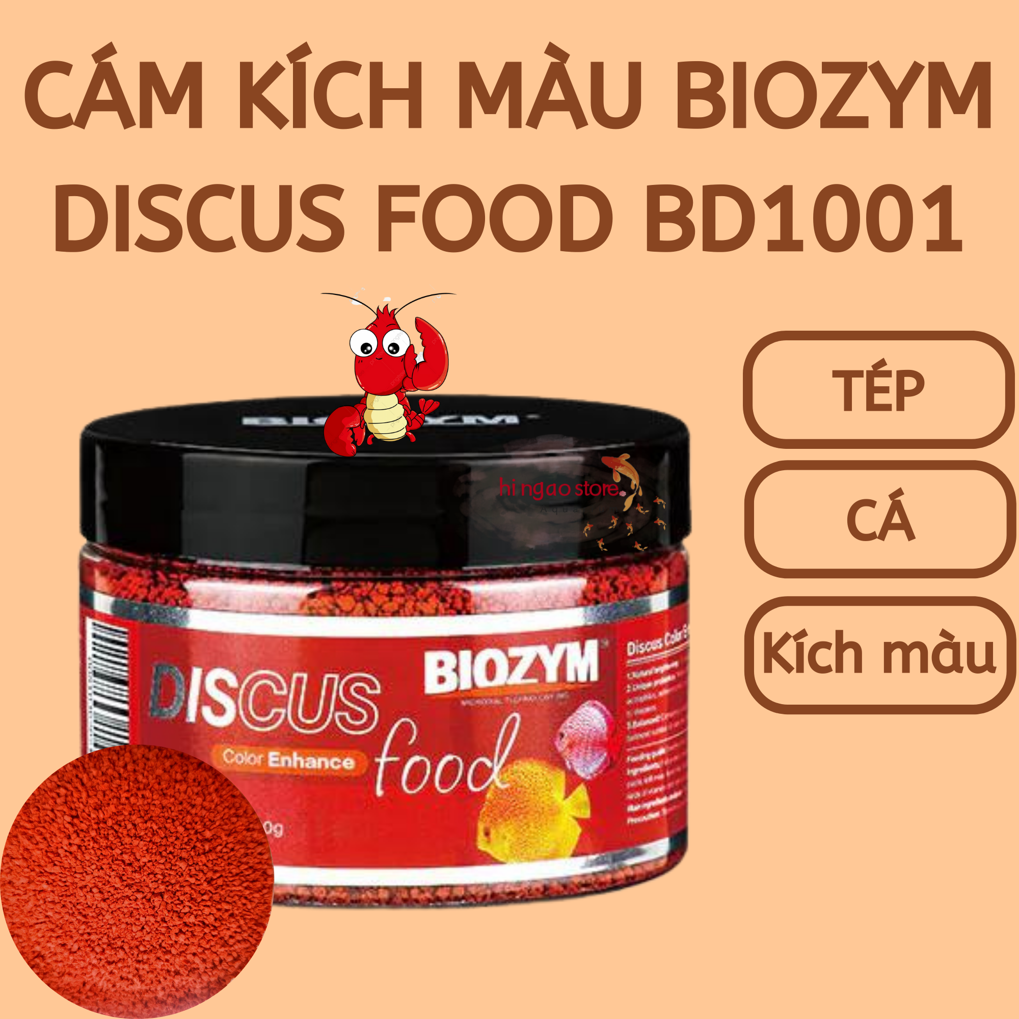 Thức ăn cho cá Biozym Discus Food