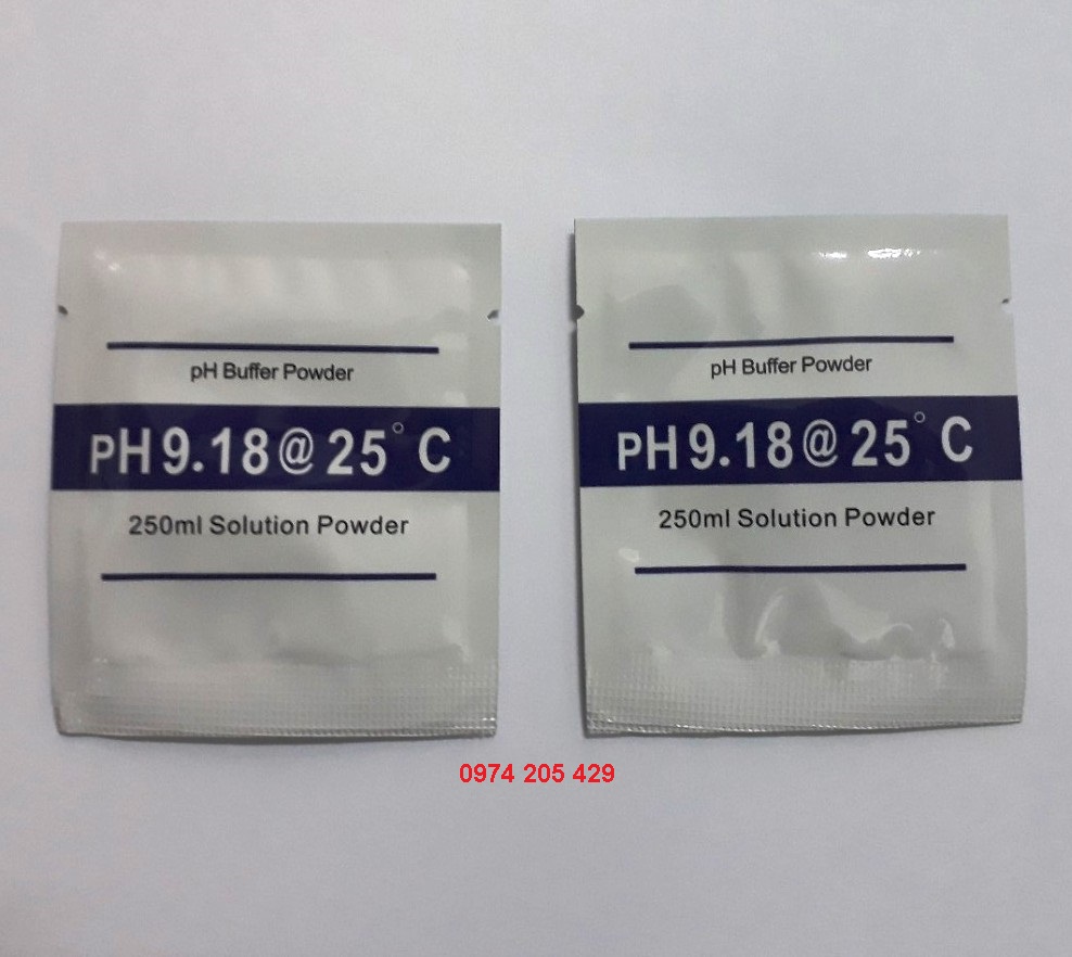Gói chất chuẩn pH - 9.18 cho máy đo độ PH