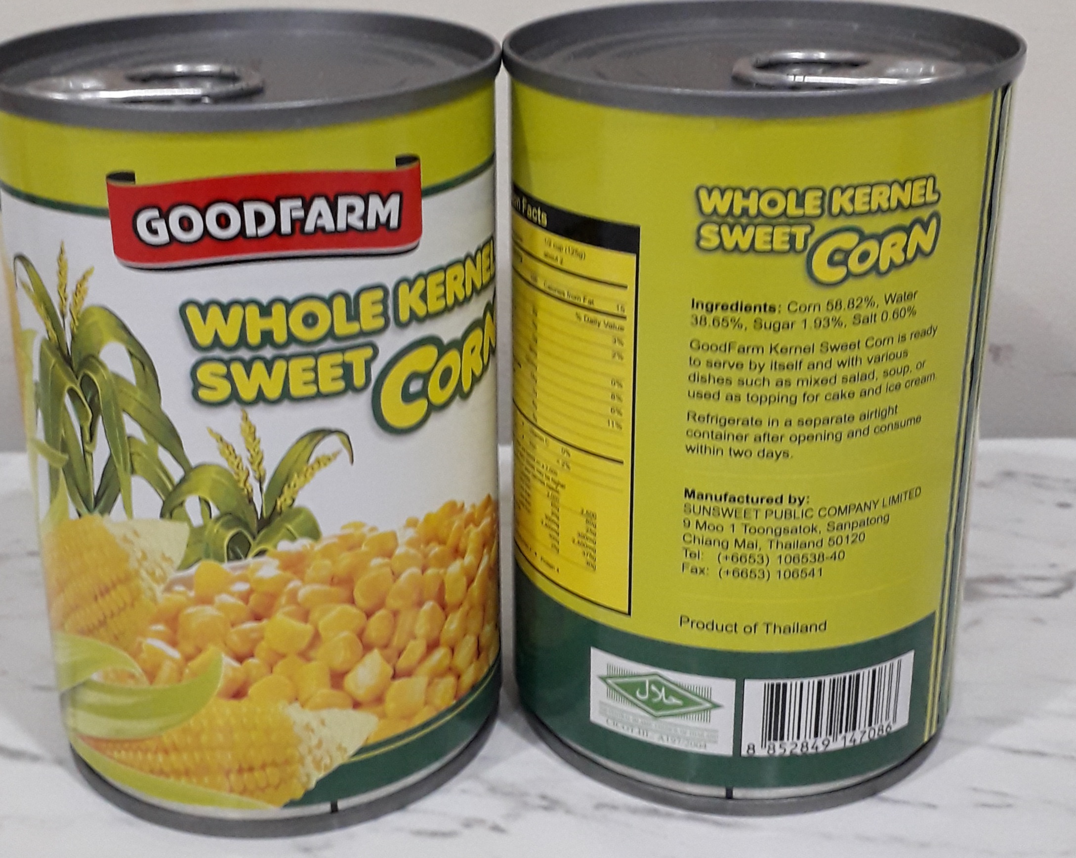 Bắp hạt đóng lon goodfarm 425g
