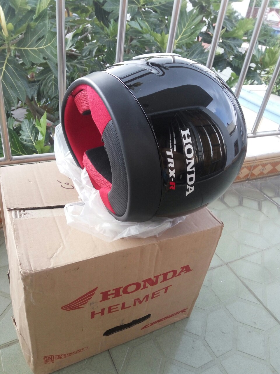 [HCM]Nón bảo hiểm Honda Fullface nhập khẩu ( đen bóng)