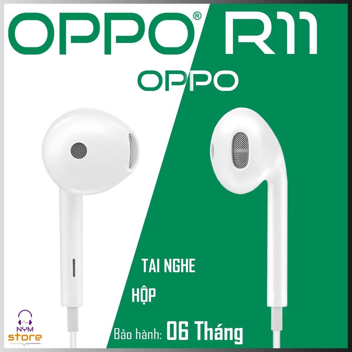 Tai nghe có dây oppo R11,tai nghe tương thích tất cả điện thoại, bass cực hay, Jack 3.5mm - Kiểu dáng thon gọn dùng cho mọi lại điện thoại