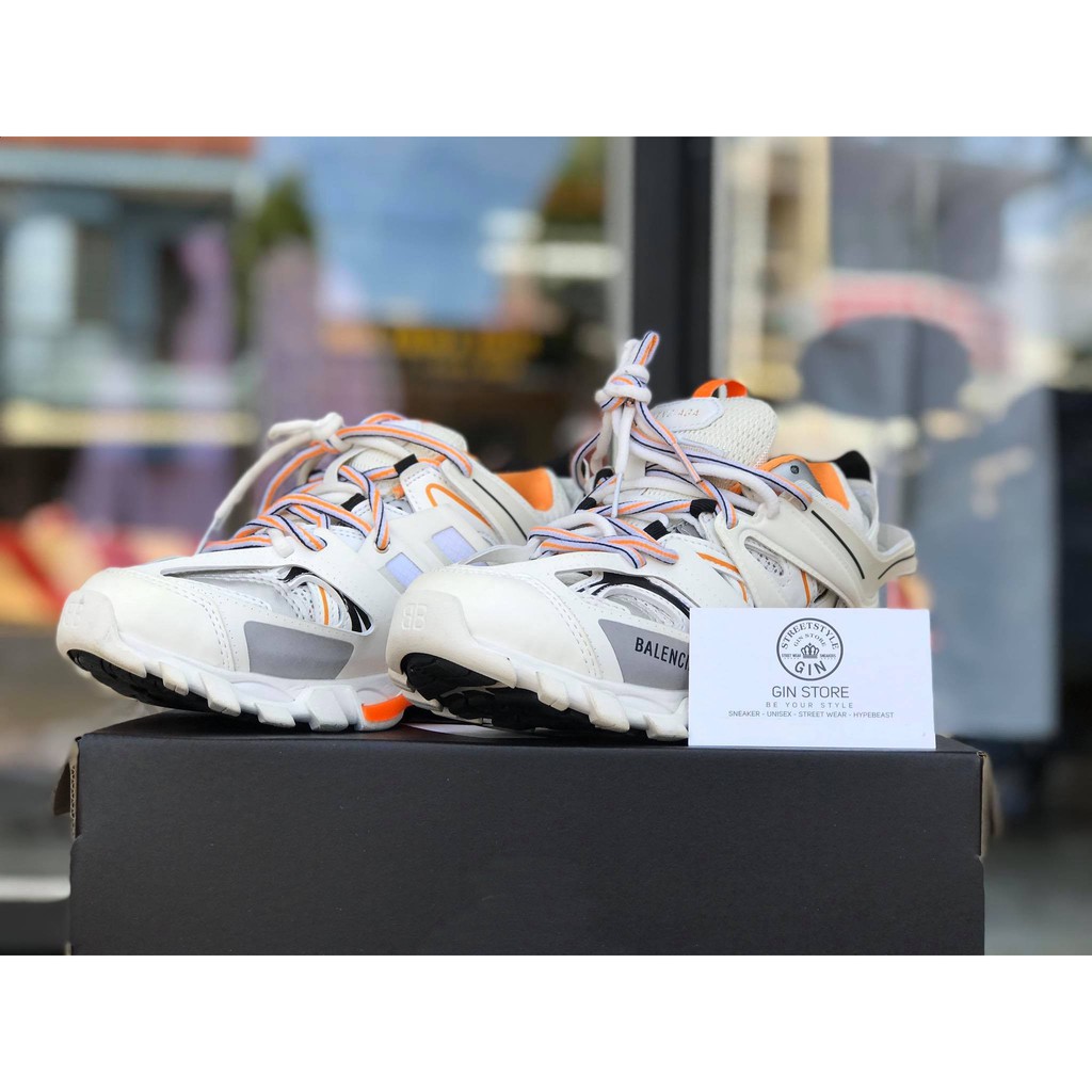 Ginstore - Giày Balenciaga Track 3.0 Orange