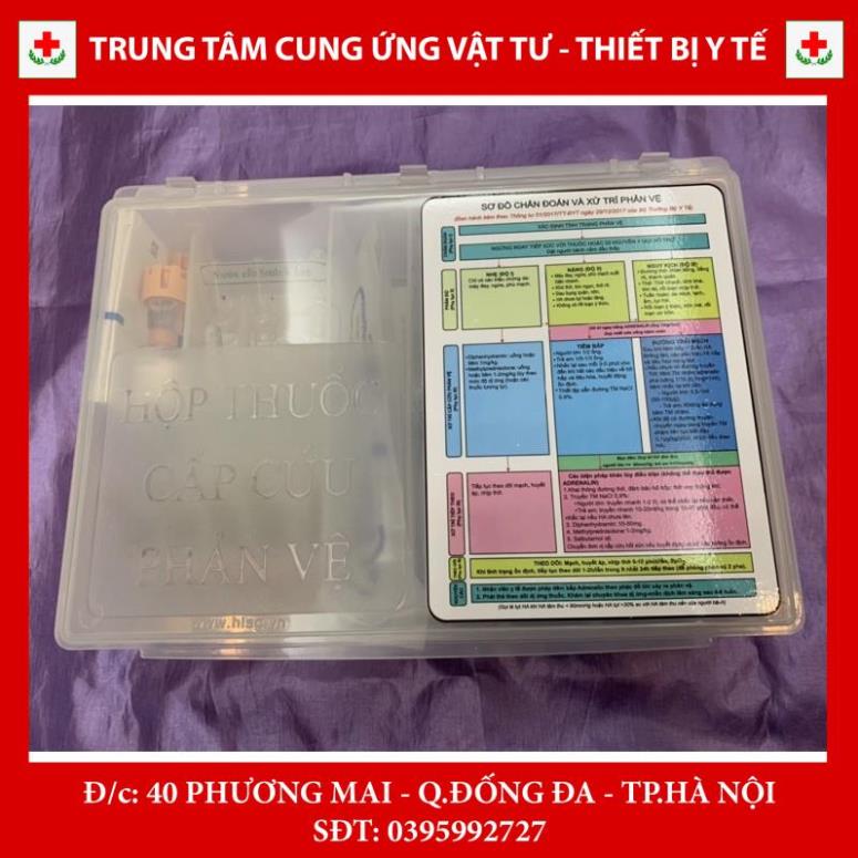 Hộp chống sốc phản vệ dùng trong y tế (vỏ không kèm thuốc)