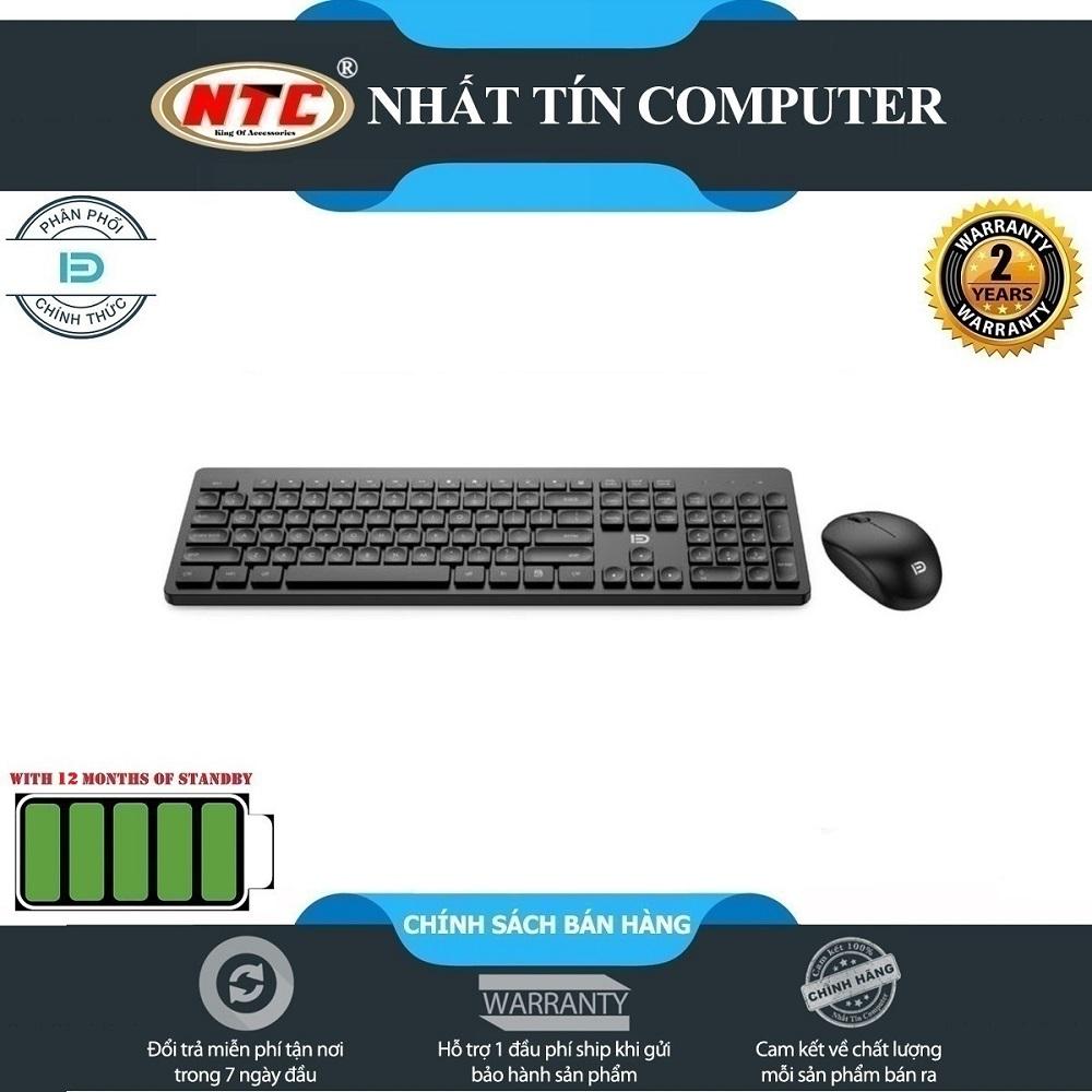 Combo Bàn phím và chuột không dây Wireless FD iK7300 pin dùng đến 12 tháng (2 màu) - Hãng phân phối chính thức