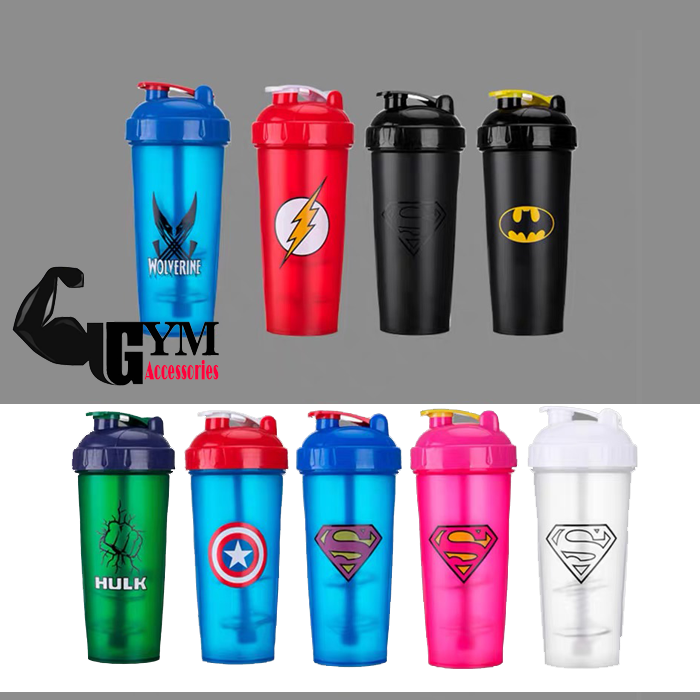 Bình lắc bình tập gym shake bottle Super Hero