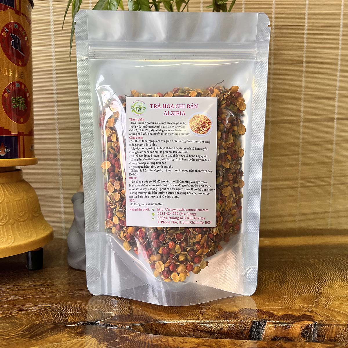 Trà Hoa Chi Bản Alzibia 100G