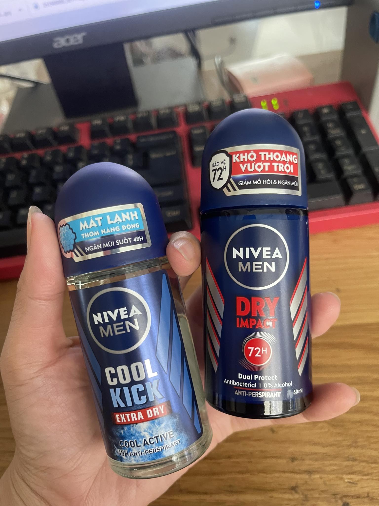 LĂN NGĂN MÙI NIVEA MEN KHÔ THOÁNG