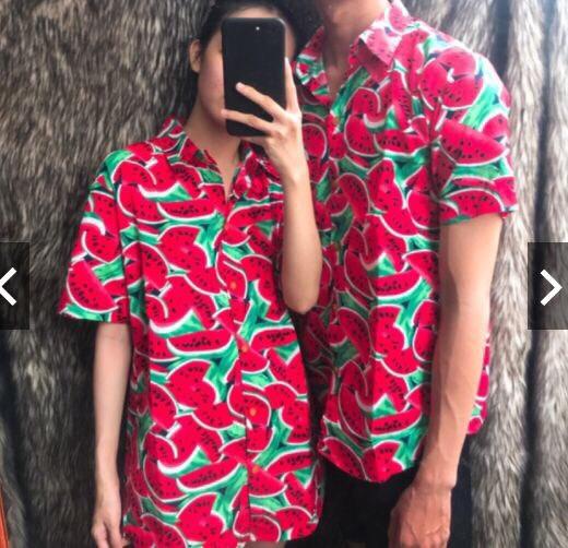 [HCM]ÁO SƠ MI HỌA TIẾT TRÁI CÂY HOA LÁ ĐI BIỂN BAO MÁT ĐẸP Y HÌNH TNM00188