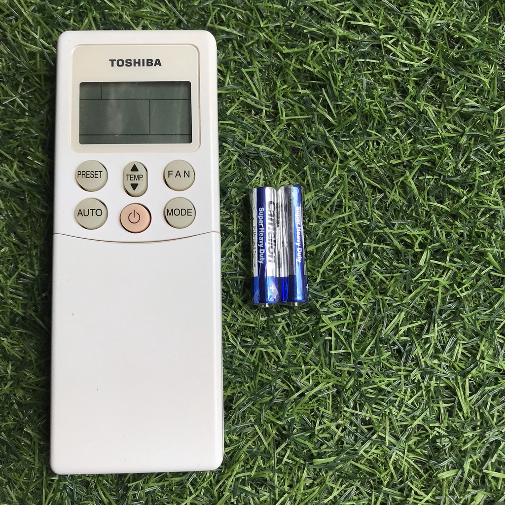 Điều khiển điều hòa toshiba,remote máy lạnh toshiba nắp trượt hàng zin, Tặng kèm pin