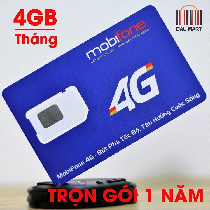 FREESHIP - CHƯA KÍCH HOẠT. Sim Data 4G Mobi MDT250A - Trọn gói 1 năm - Miễn phí 4G/Tháng - BAO ĐỦ 365 NGÀY MIỄN PHÍ từ MƯỜNG THANH ROYAL