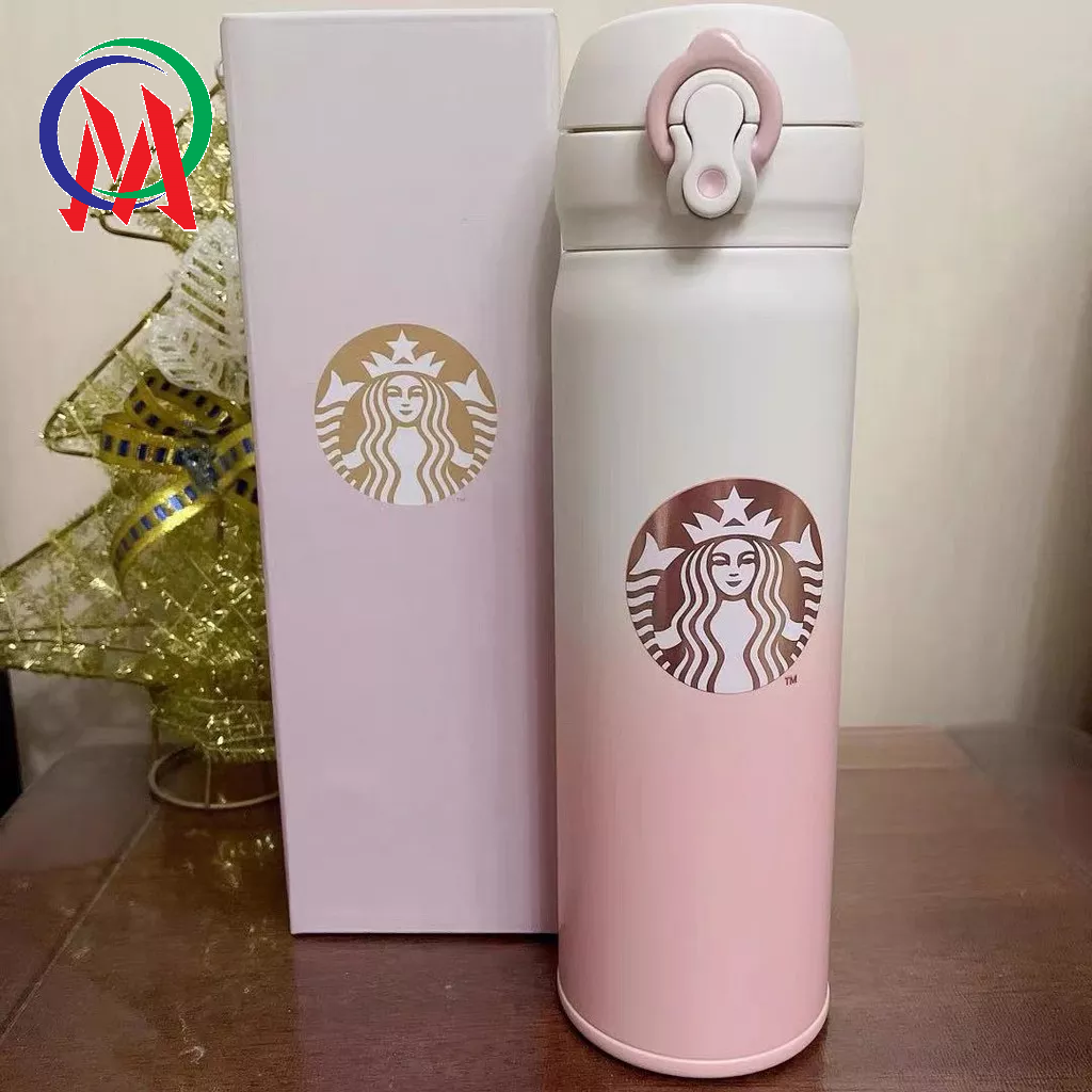 Bình giữ nhiệt starbucks x thermos màu xanh