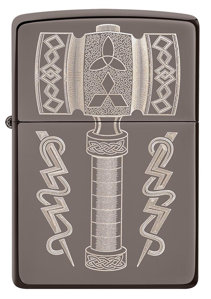 Bật Lửa Zippo Thors Hammer Design 49404