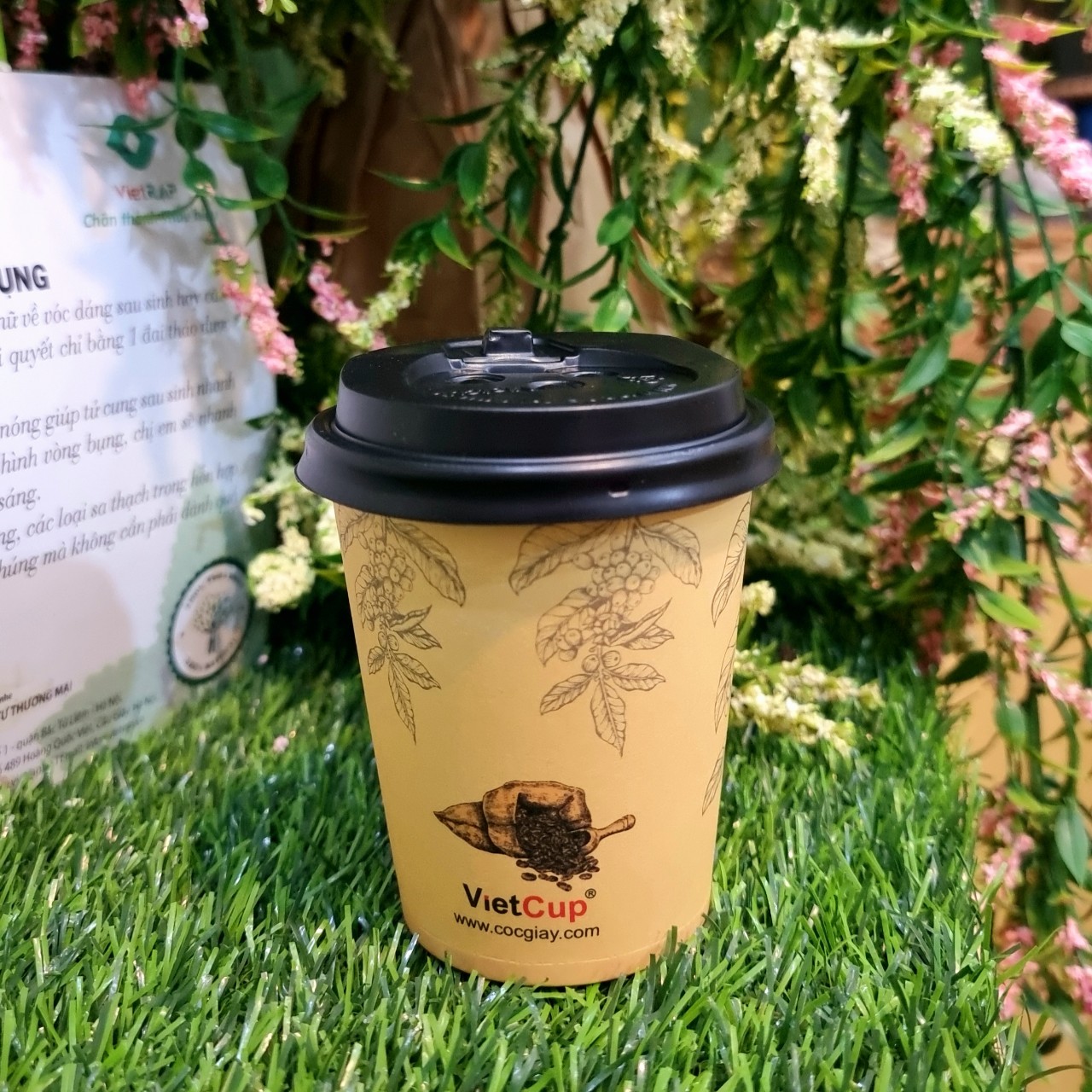 Cốc giấy Vietcup 8oz uống cafe - 240ml ( 100 cốc)