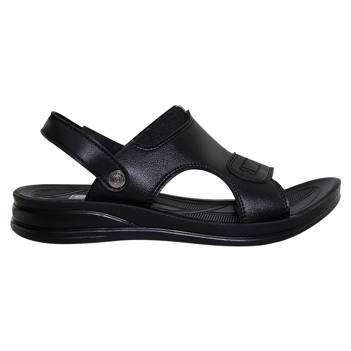 [HOÀN XU]  GIÀY SANDAL DA QUAI HẬU ĐẾ BẰNG NAM BITA'S SUM.105 (ĐEN + NÂU + VÀNG BÒ) - BITAS