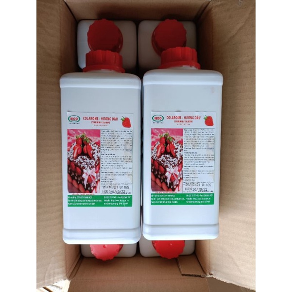 HƯƠNG DÂU - STRAWBERY COLAROME BICO (CHAI 1KG)