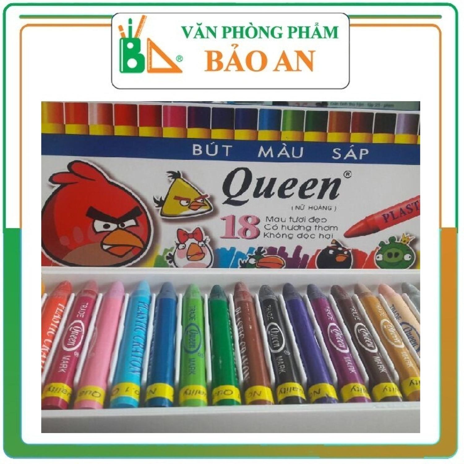 Bút sáp queen 18 màu
