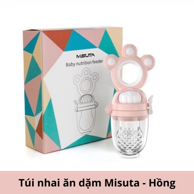 Túi nhai ăn dặm Misuta chống hốc cao cấp 3 giai đoạn cho bé