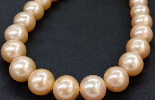 [HCM]Chuỗi Vòng Cổ Ngọc Trai hồng đẹp chuẩn ngọc 9 ly