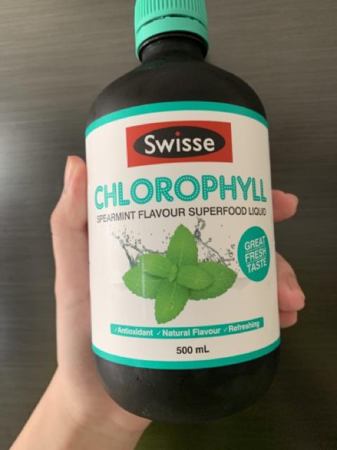 (Mẫu mới) - Nước diệp lục Úc Swisse Chlorophyll 500ml