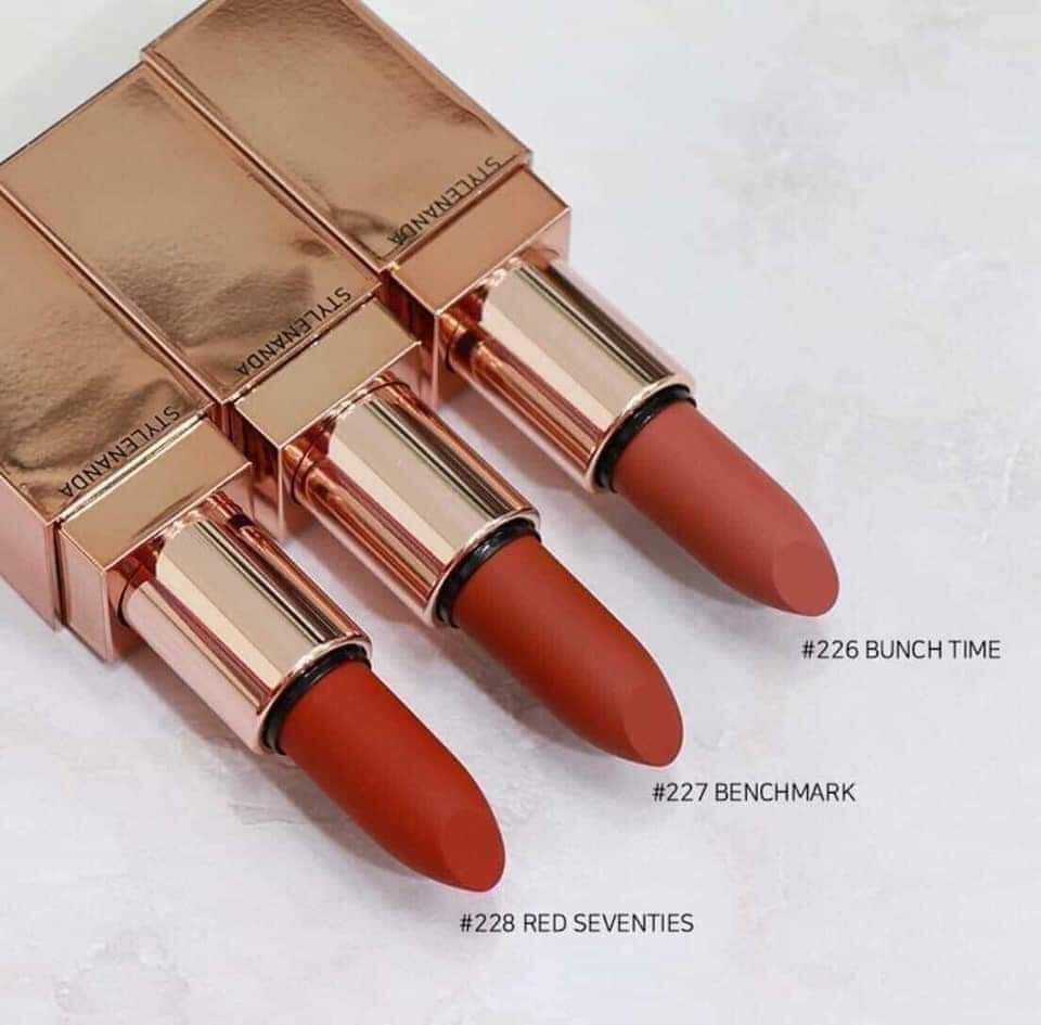 Son Thỏi Lì 3.C.E Tone Cam Hồng Đất (Brunch Time #226) Mattle Lip Color