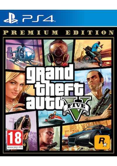 Đĩa Game PS4 Grand Theft Auto V Premium Edition (GTA 5)