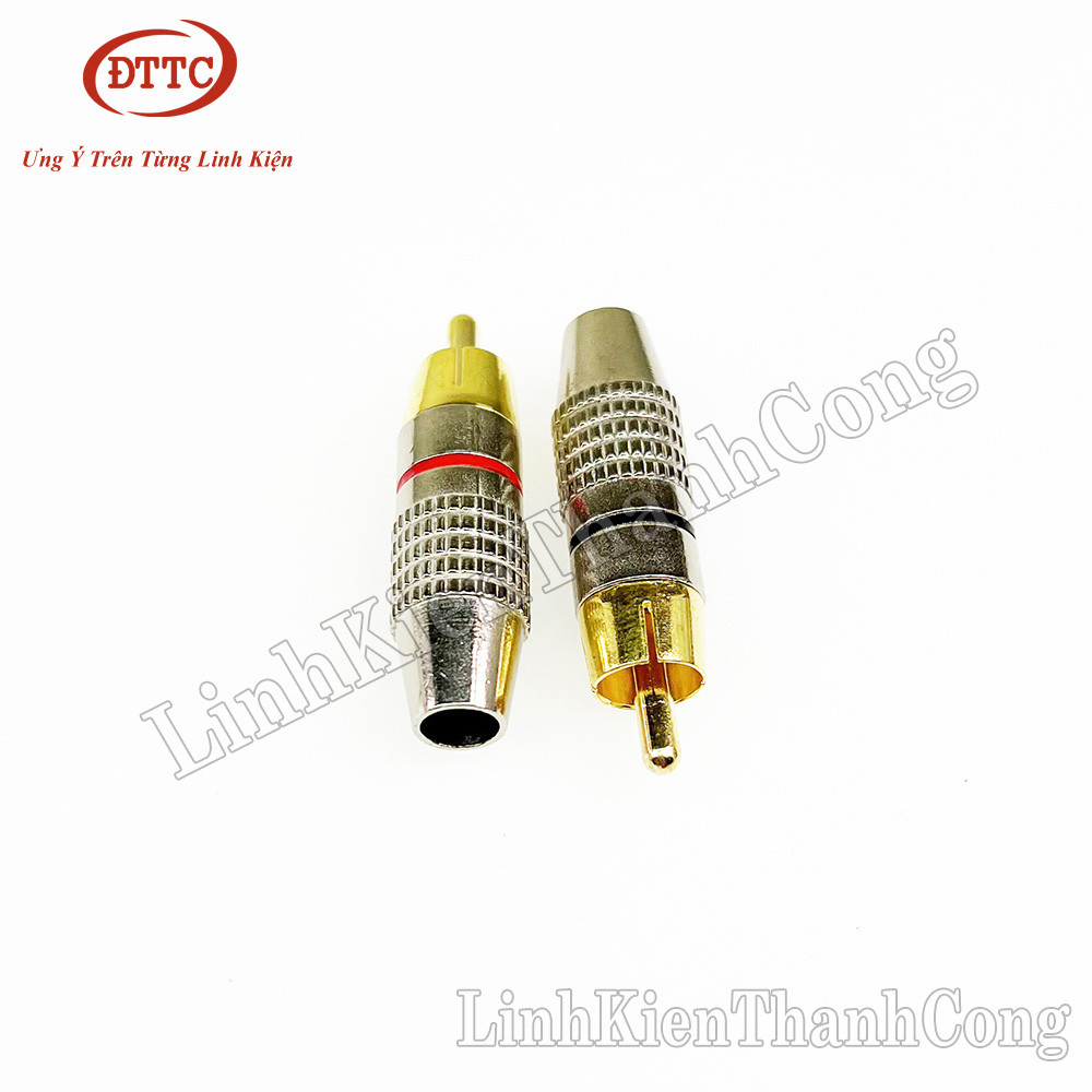 Jack av-rca mạ vàng bắt vít