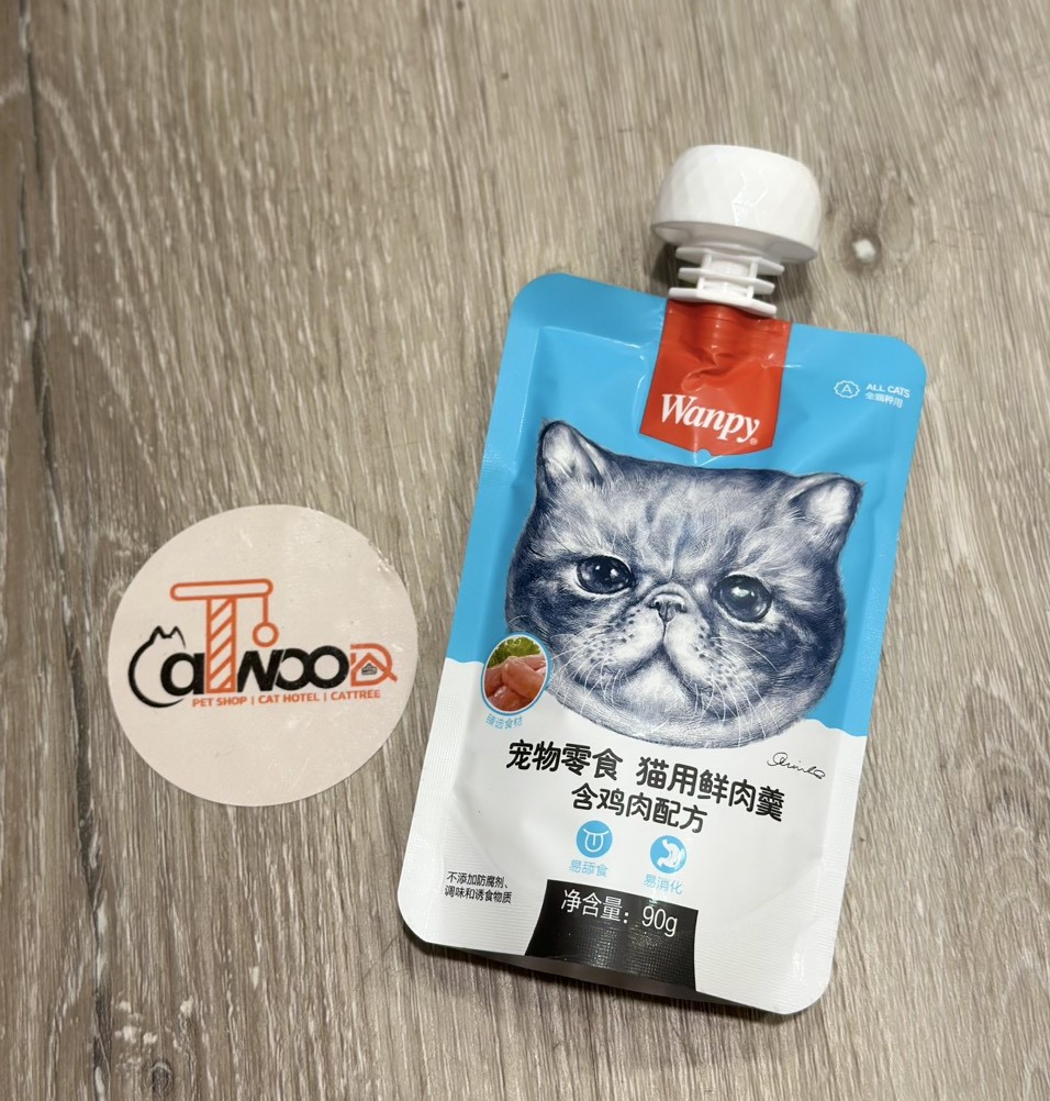 Súp thưởng Wanpy cho mèo 90g