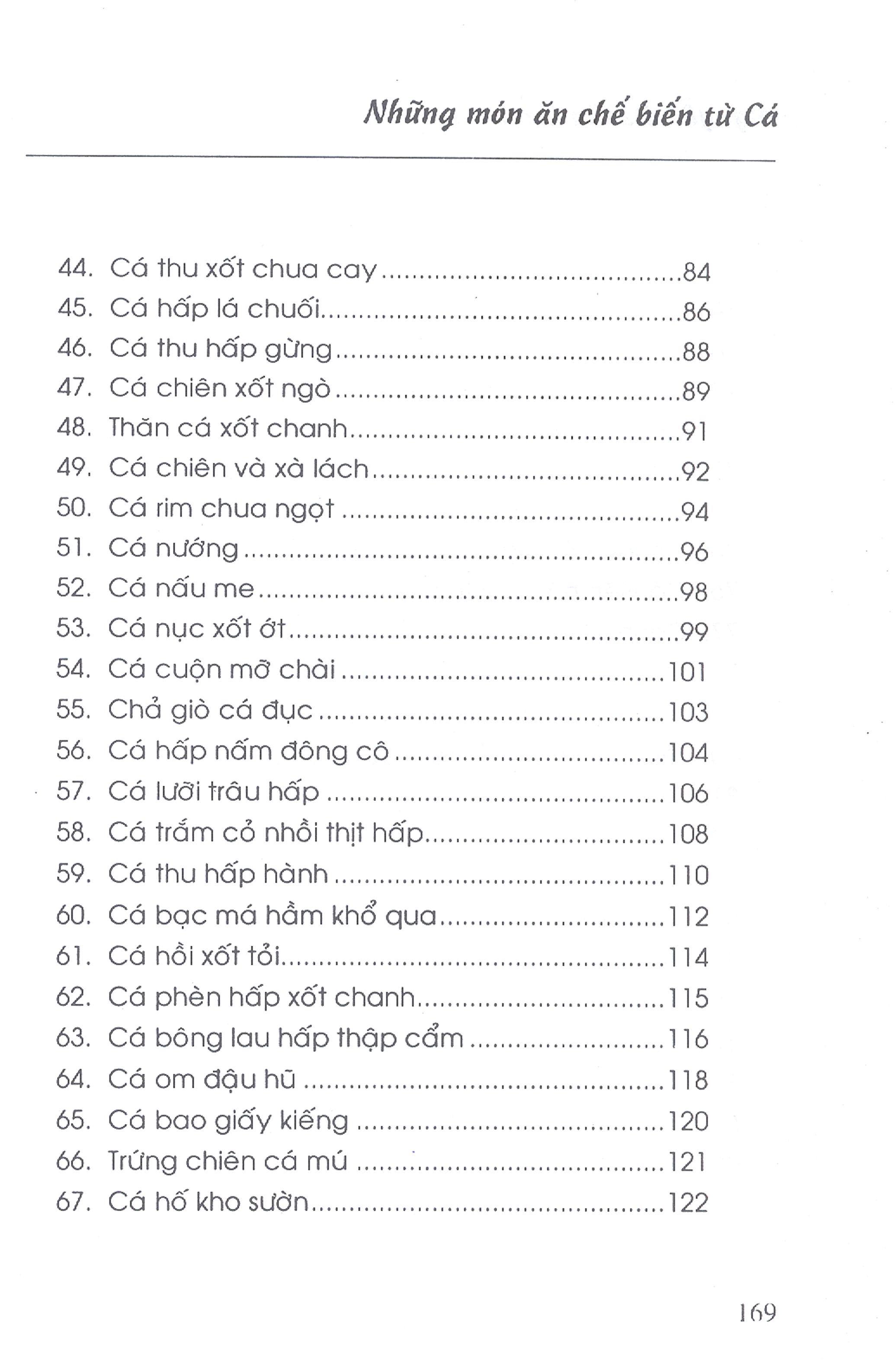 Những Món Ăn Chế Biến Từ Cá