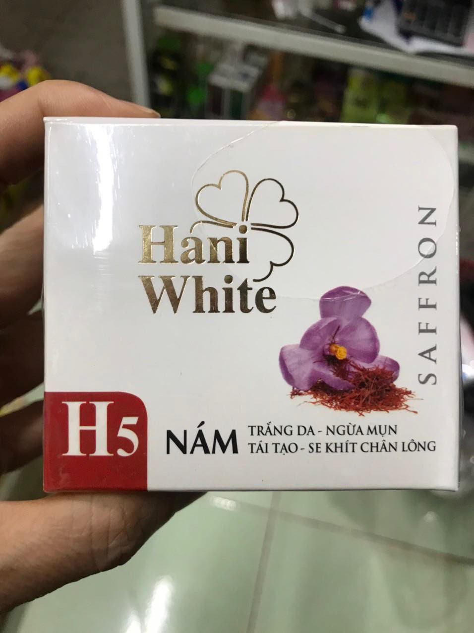 Kem nám hani white trắng da ngừa mụn h5 25g