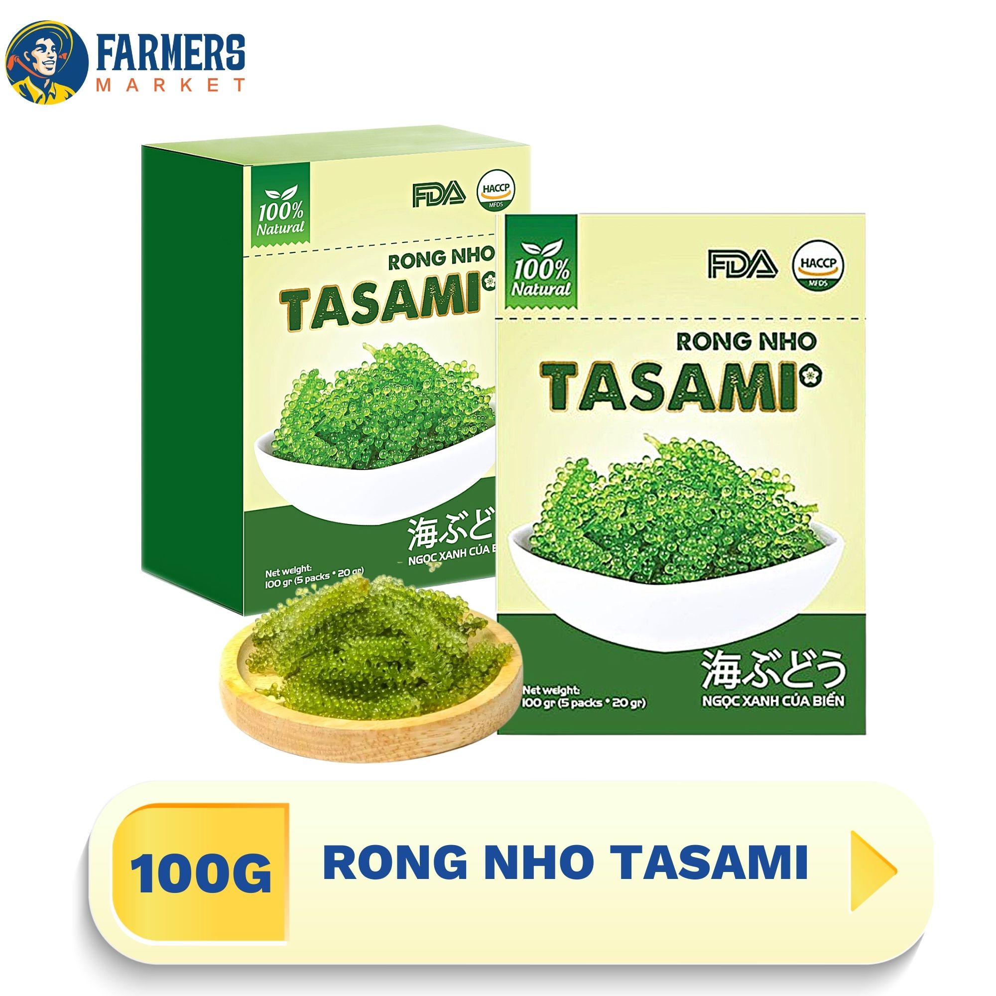 [Giao hàng toàn quốc] Rong nho Tasami 100G