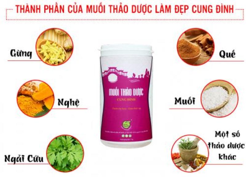 Muối Chườm Bụng Giảm Eo Thảo Dược Cung Đình.