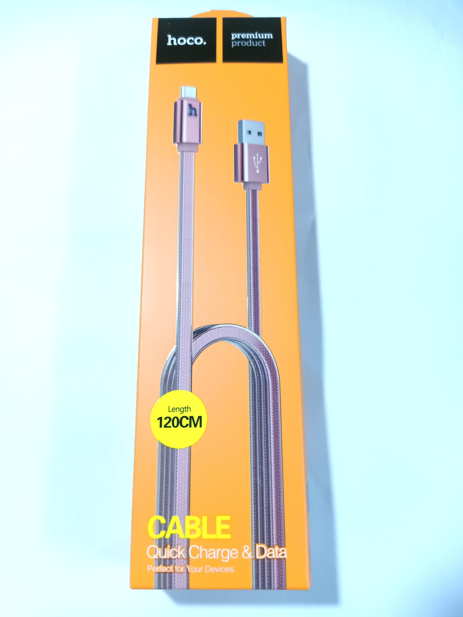 Cáp sạc hoco UPL12 micro.1m2.có báo đèn khi sạc.